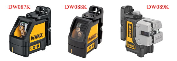 DEWALT DW087K vs DW088K vs DW089K